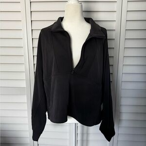 NWT Athleta SeaSoft Ribbed 1/4 Zip Popover